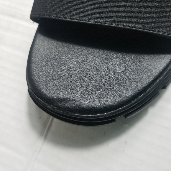 MADDEN GIRL WOMEN'S BLACK CHUNKY HEEL SANDALS SIZE 9.5 - Picture 15 of 16